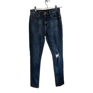BDG ripped skinny jeans  dark blue wash size 3